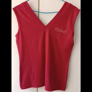 تاپ قرمز یقه هفت