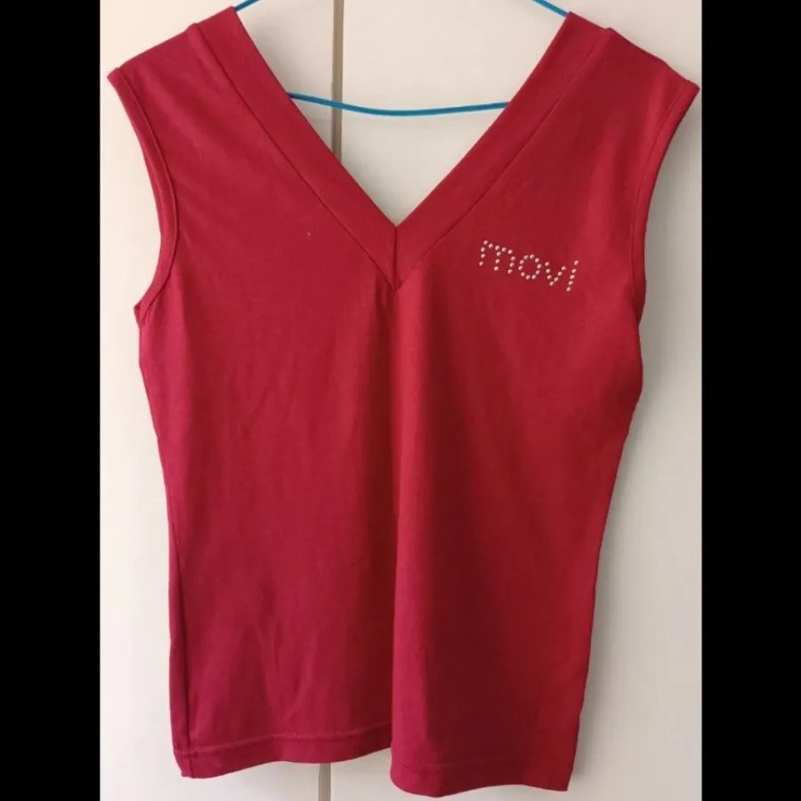 تاپ قرمز یقه هفت