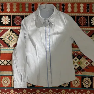 پیرهن آبی راه راه