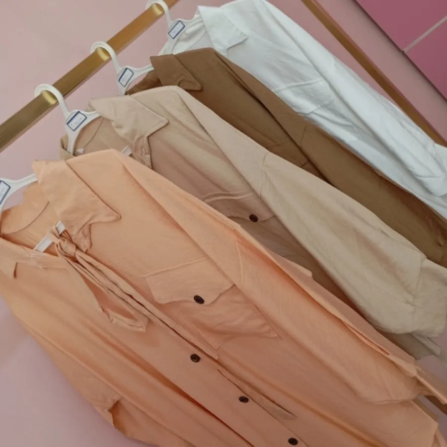 شومیز مانتویی کمردار