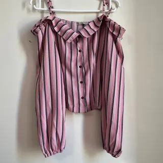 شومیز یقه افتاده