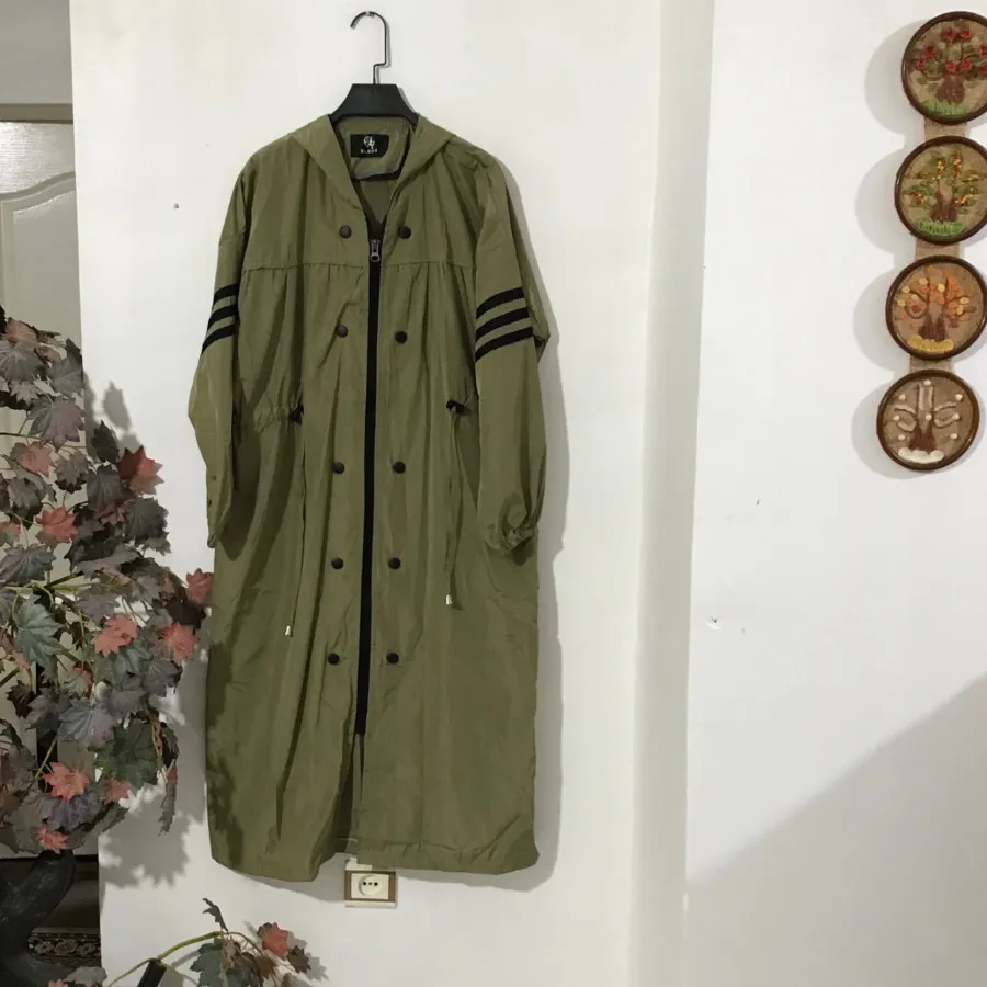 بارانی بلند ضد اب