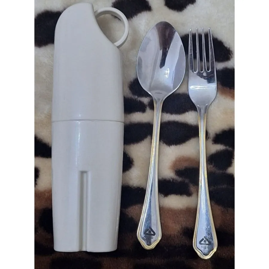 ست قاشق چنگال ناب استیل