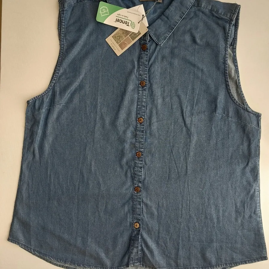 شومیز جین آستین حلقه ای