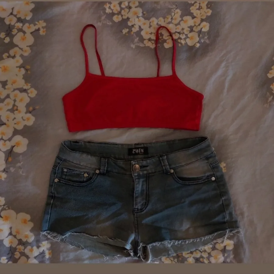 ست کراپ و شلوارک