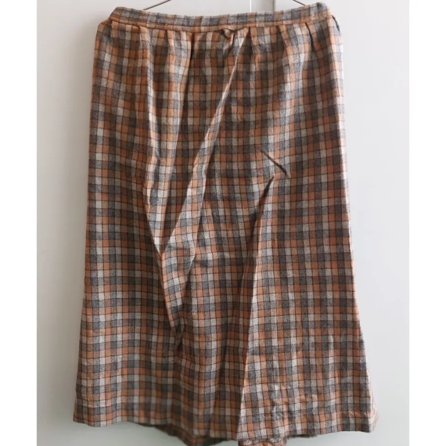 دامن پشمی چهارخانه