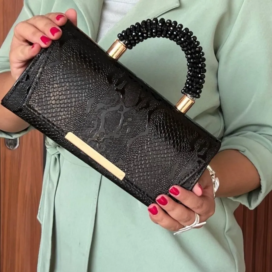 کیف مجلسی چرم زنانه