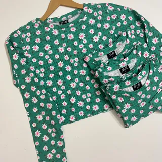 کراپ آستین دار