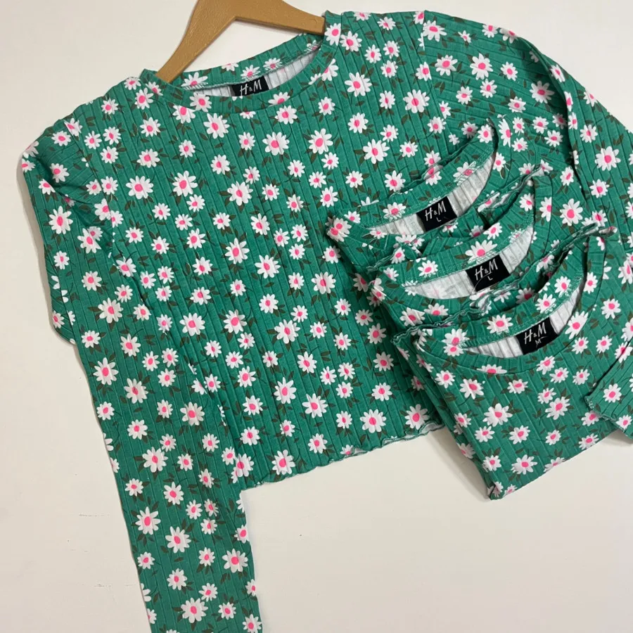 کراپ آستین دار