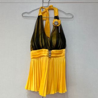 تاپ مجلسی زرد