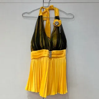 تاپ مجلسی زرد