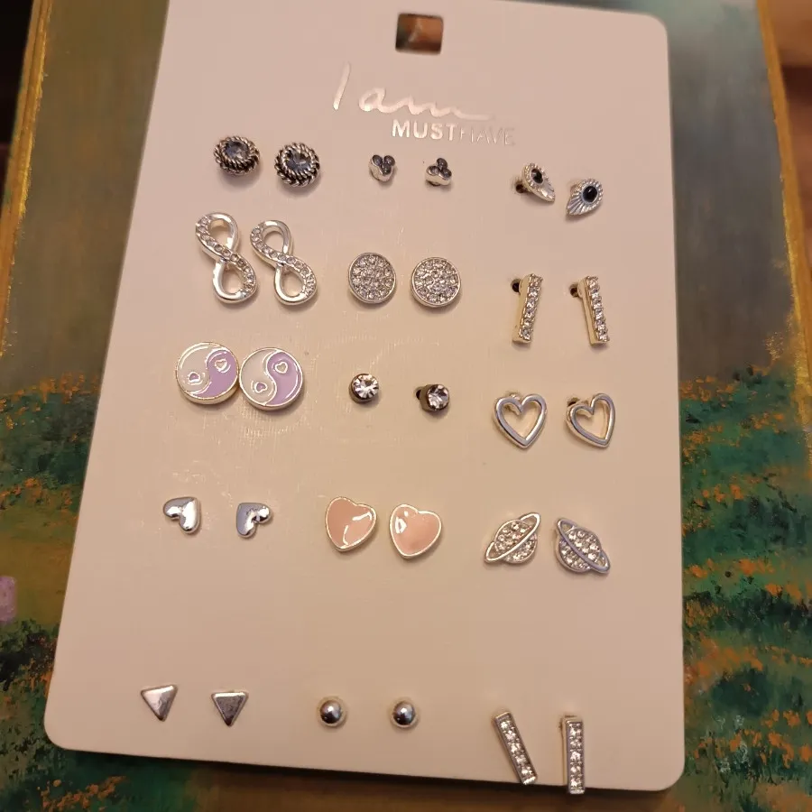 پک کامل گوشواره 15 تایی