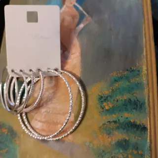 پک سه تایی گوشواره حلقه