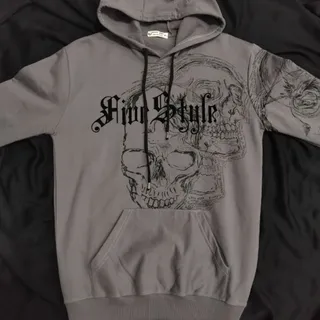 هودی اسکلتی بنفش