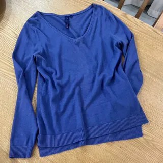 پلیور یقه هفت بلوز بافت