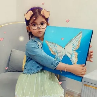 تابلو آینه ای پروانه