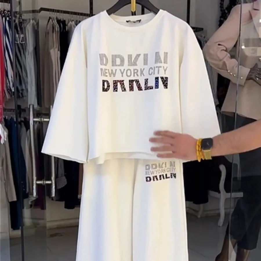 ست ملانژ اسلش و تیشرت