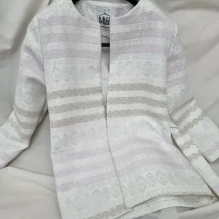 مانتو کتی سفید لمه