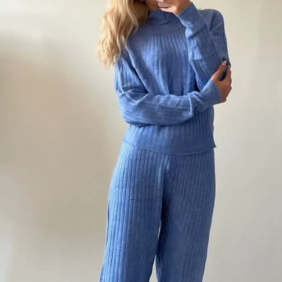 ست بافت بلوز و شلوار