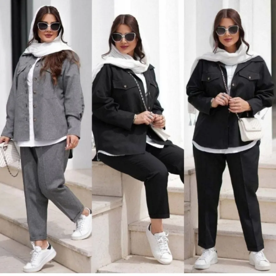 مانتو 3تیکه زیبا