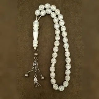 تسبیح منگوله نقره