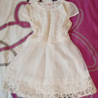 پیراهن عروسکی سفید