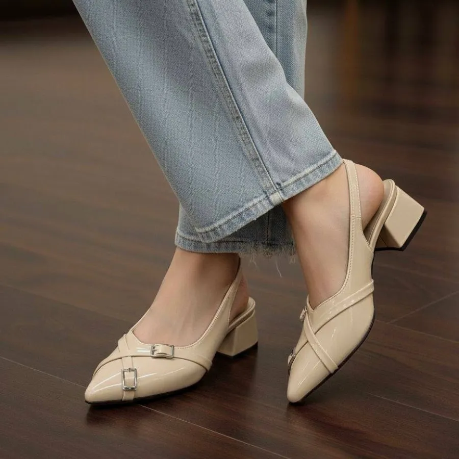 کفش پاشنه 4 سانت شیک