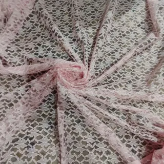 پارچه گیپور صورتی