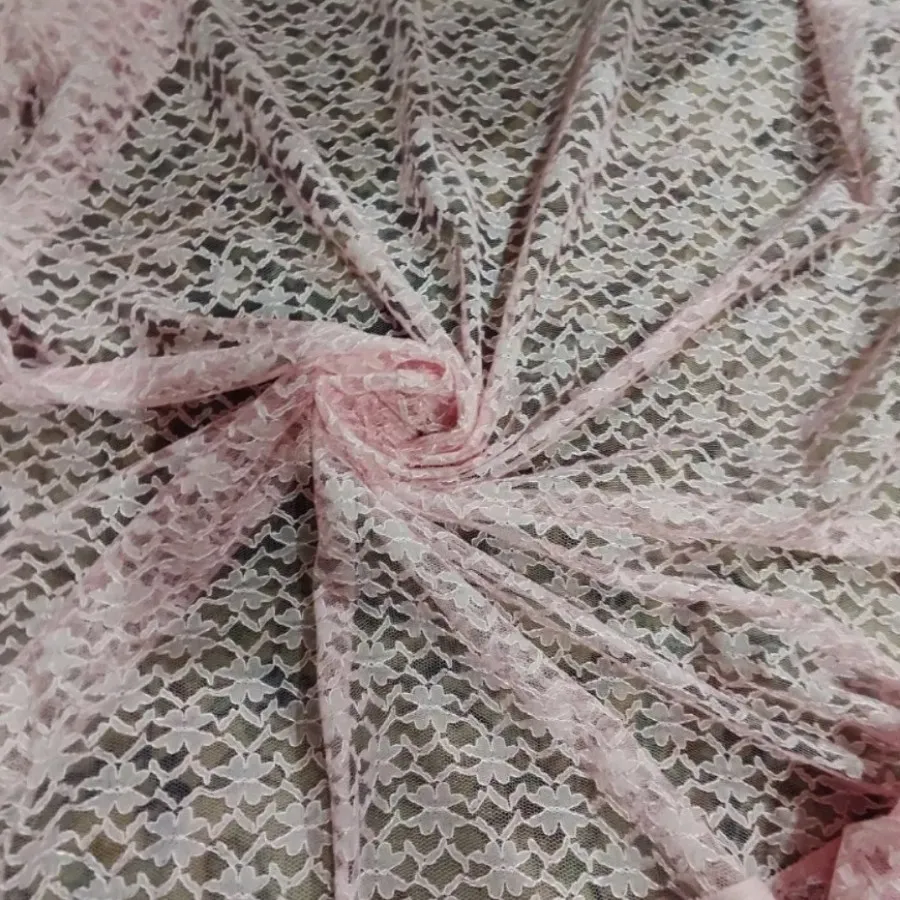 پارچه گیپور صورتی