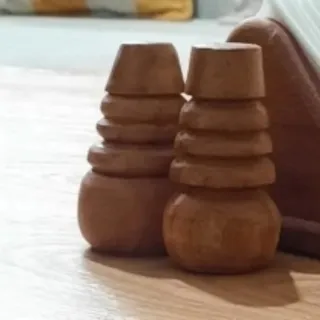 نمکدان چوبی