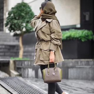 کت پالتو استردار زیتونی