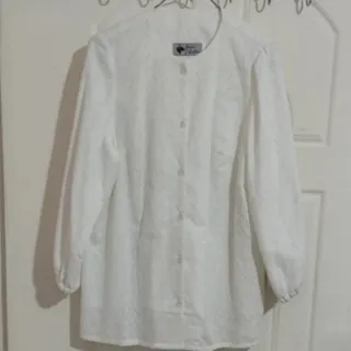 شومیز سفید نخی