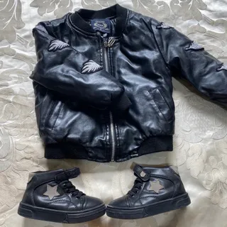 کاپشن چرم پسرانه خفن 2-4