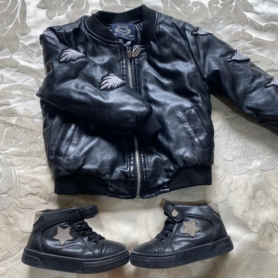 کاپشن چرم پسرانه خفن 2-4