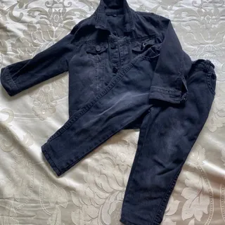 کت شلوار لی زغالی