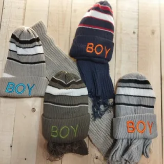 کلاه و شالگردن پسرانه