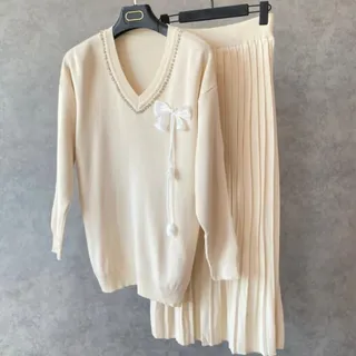 بافت دوتیکه بلوز دامن ترک