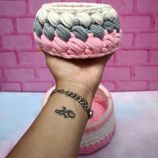 سبد تریکو بافی