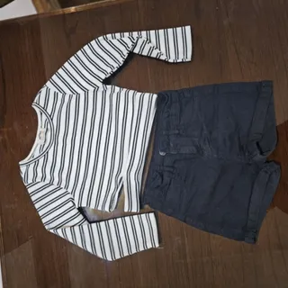 شلوارک و آستین دار کوتون