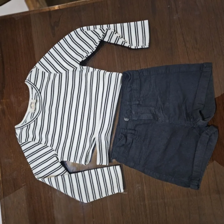 شلوارک و آستین دار کوتون