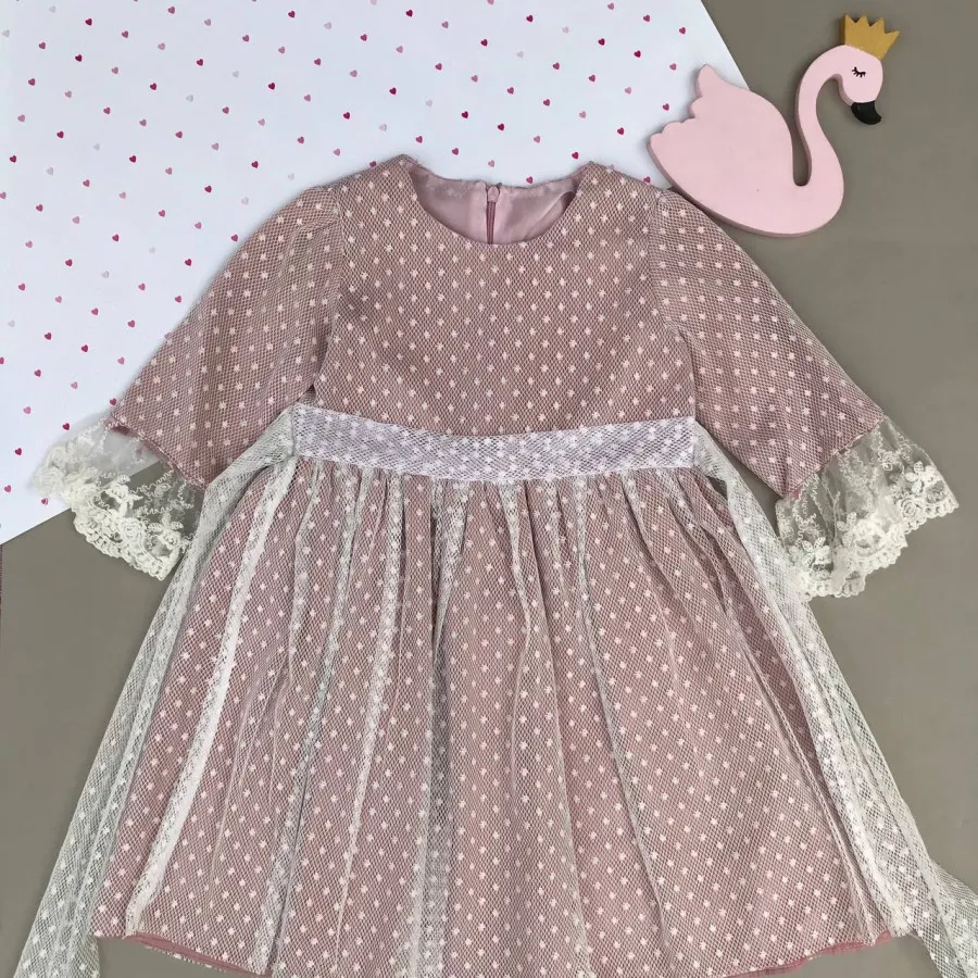 پیراهن دخترانه گیپوری