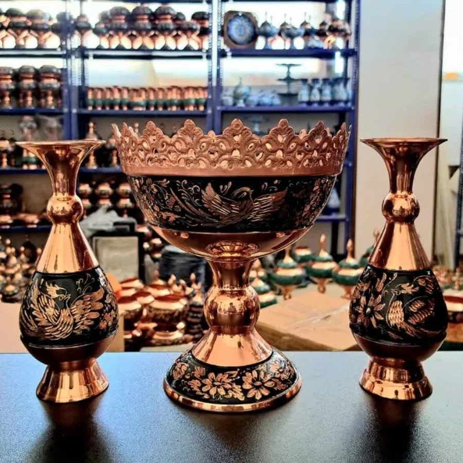 ست میوه خوری و گلدان