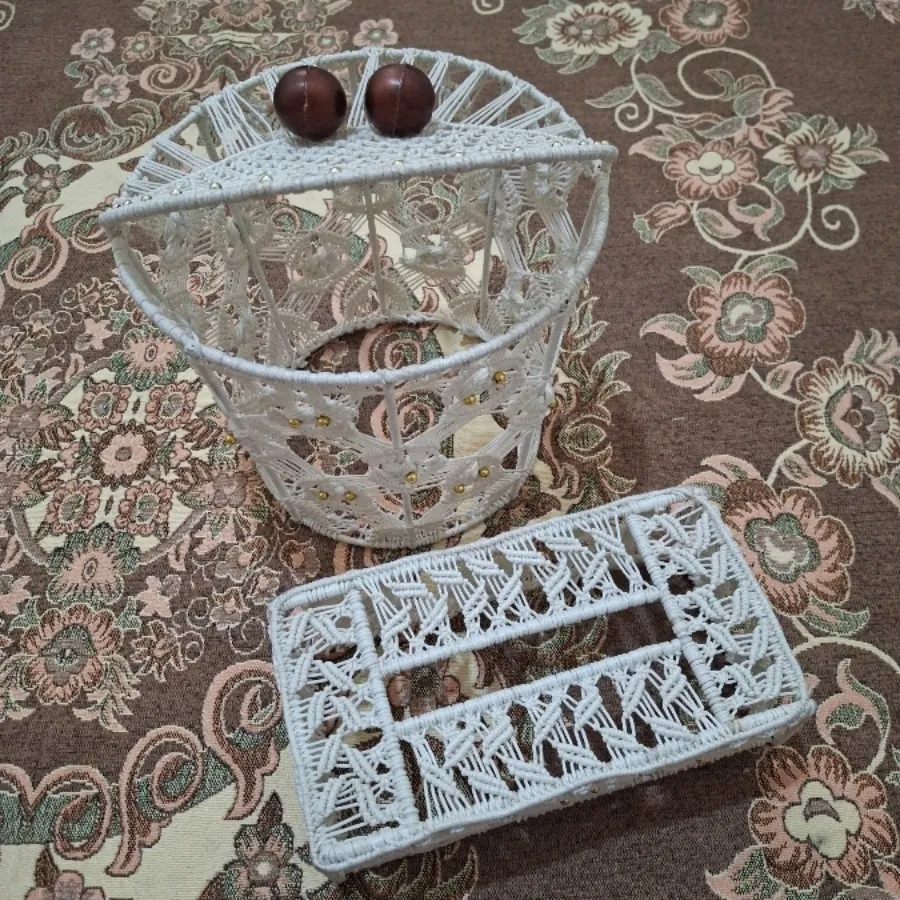 سطل و جا دستمالی