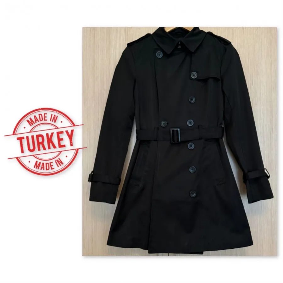 بارانی مشکی برند ترک