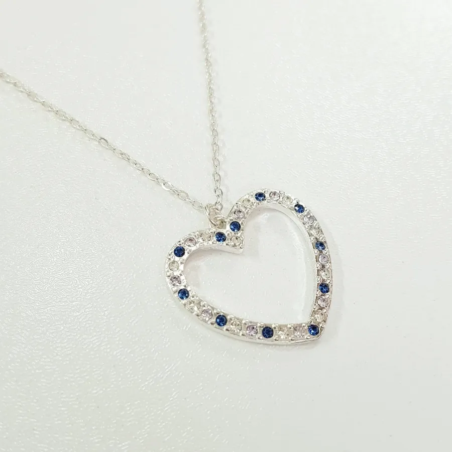 گردنبند رولباسی قلبی