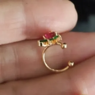 ایر کاف نگین دار کپی طلا