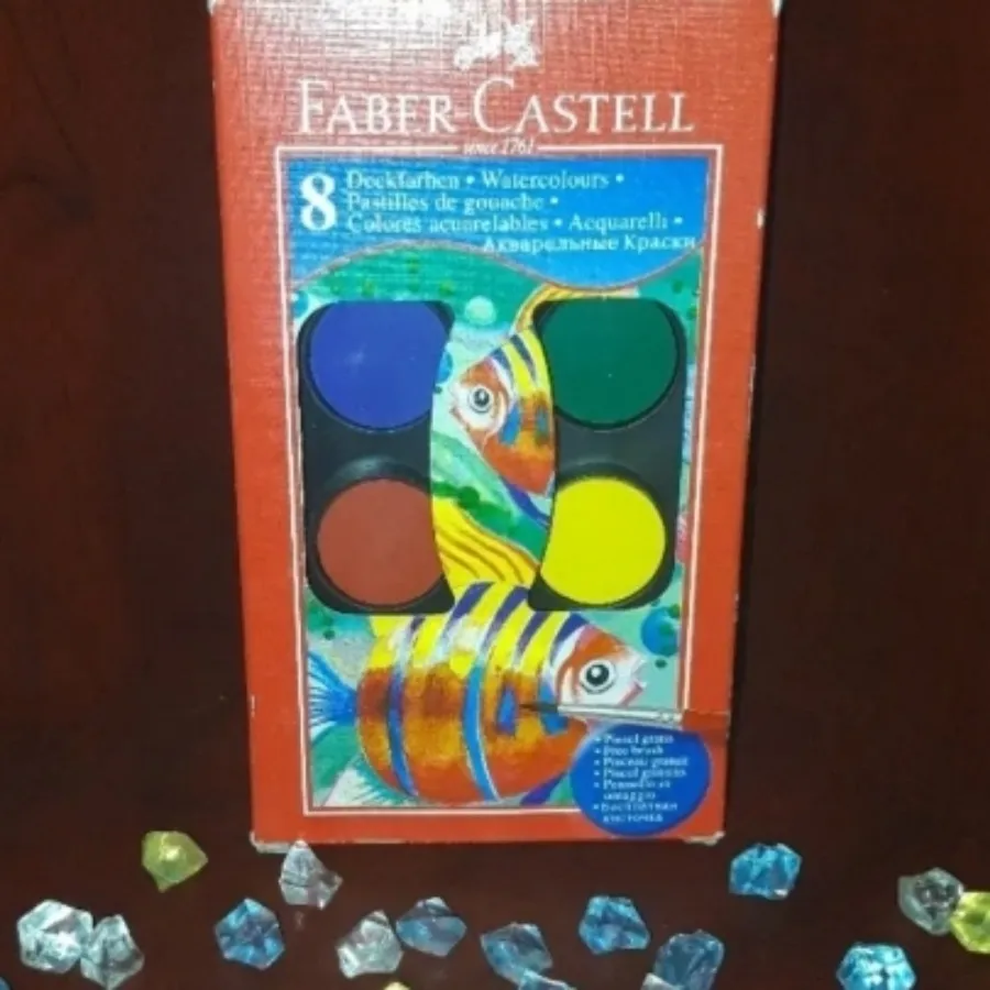 آبرنگ 8 رنگ فابرکاستل