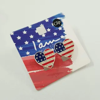 گوشواره کلیپسی قلبی