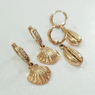 پک گوشواره طلایی tosh