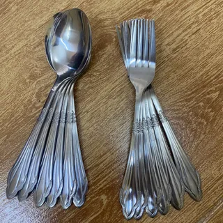 قاشق چنگال استیل قدیمی